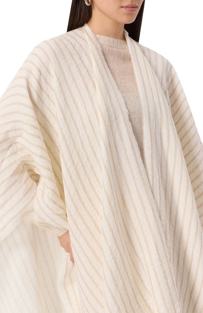 Накидка из шерсти и льна BRUNELLO CUCINELLI, арт. MSCDVSP03, фото 5