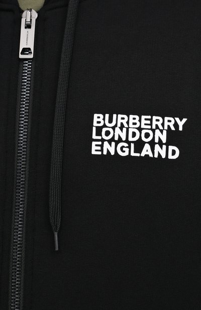 Хлопковая толстовка BURBERRY, арт. 8037582, фото 5