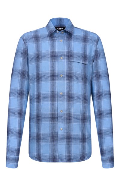 Мужская льняная рубашка KITON, арт. UMCBUBAH0926401