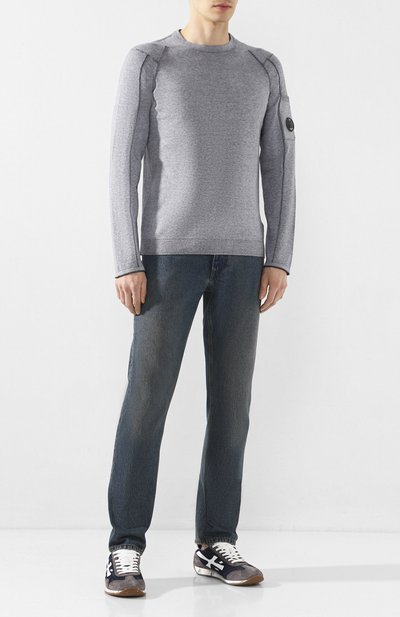 Комбинированные кроссовки jackyx PREMIATA синего цвета по цене 26800 руб., арт. JACKYX/VAR4699, фото 2 Комбинированные кроссовки jackyx PREMIATA, арт. JACKYX/VAR4699, фото 2