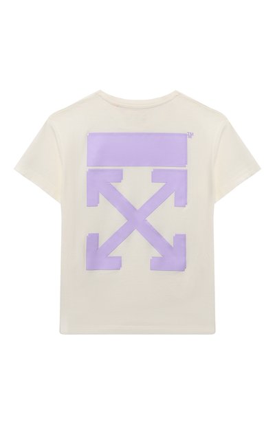 Хлопковая футболка OFF-WHITE, арт. OGAA001S23JER0010336, фото 2