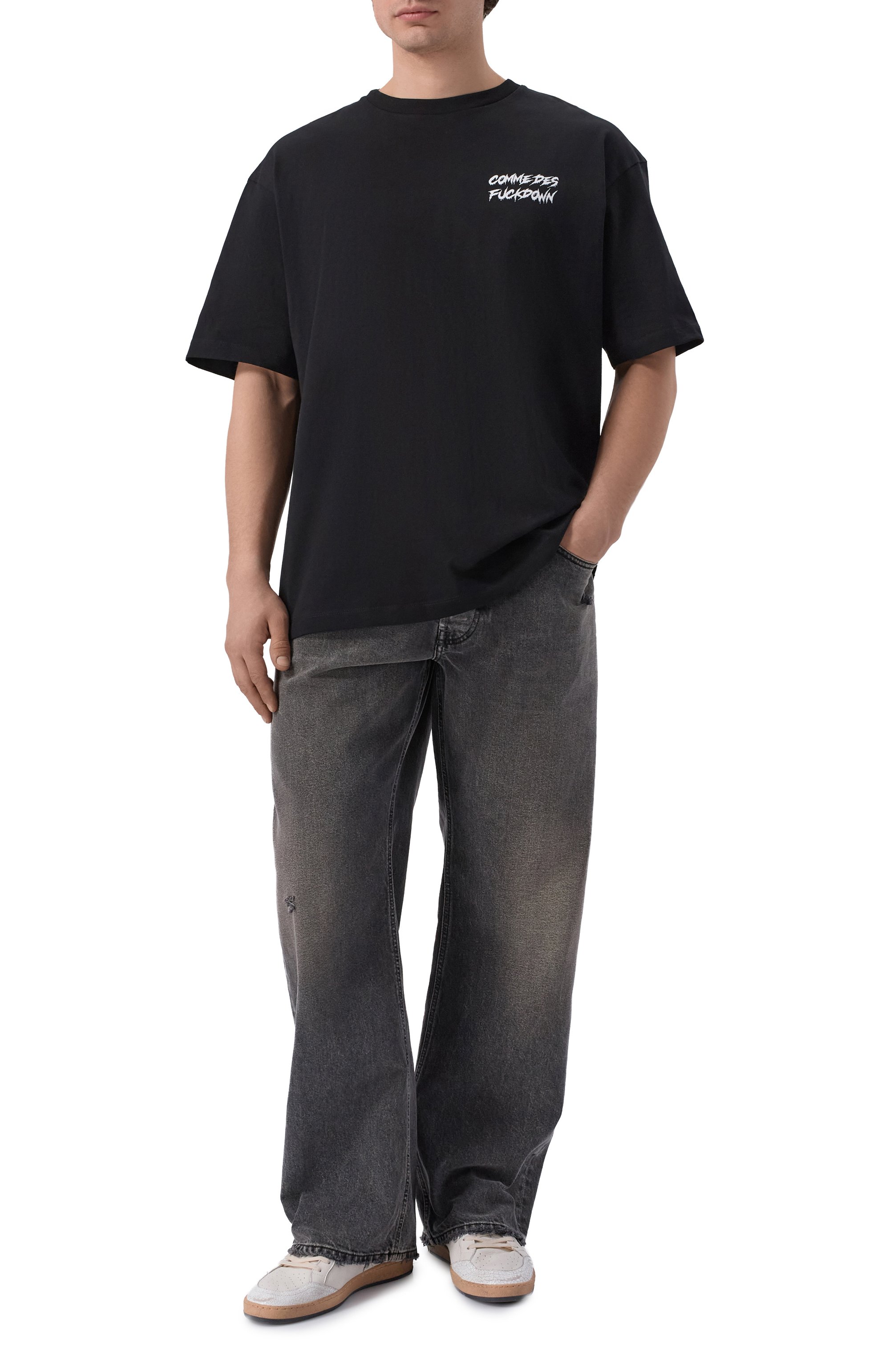 Хлопковая футболка COMME DES FUCKDOWN, арт. CFABM02004, фото 2
