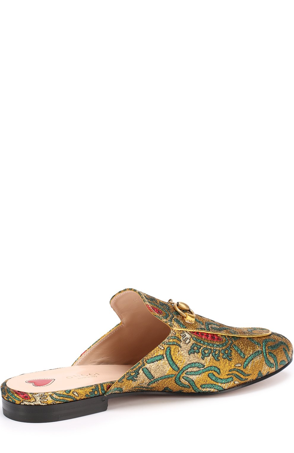 Парчовые сабо princetown с пряжкой-трензелем GUCCI, арт. 472640/K9P30, фото 3