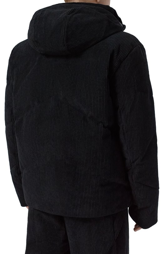 Вельветовый пуховик EA7 7M000446/AF14636 Чёрный  7M000446/AF14636 Фото 4