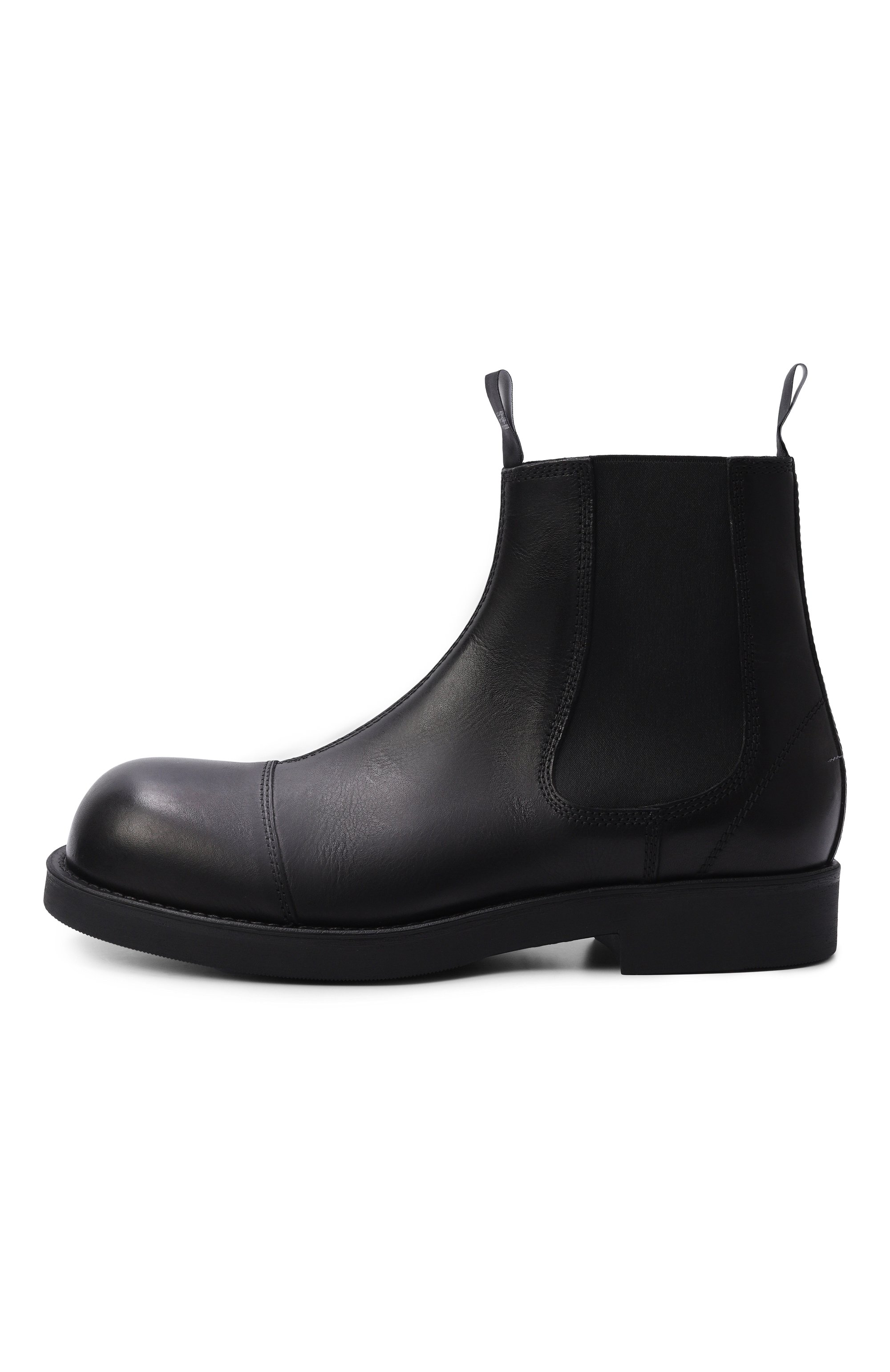 Кожаные челси biker MM6 черного цвета по цене 97050 руб., арт. SH1WU0014/P7431, фото 3 Кожаные челси biker MM6, арт. SH1WU0014/P7431, фото 3