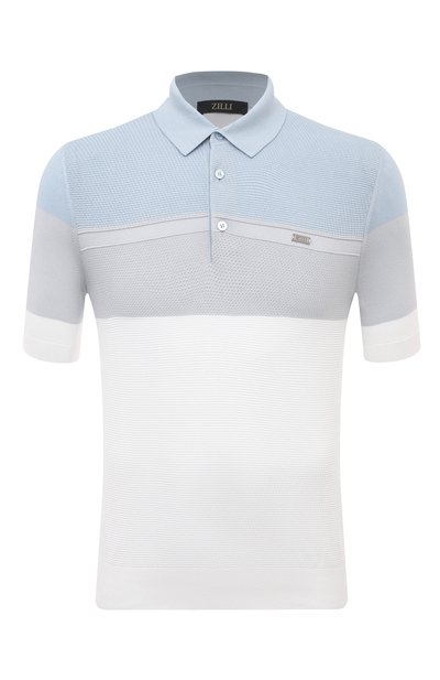 Мужская поло из хлопка и шелка ZILLI, арт. KBP002M0142VH0L00