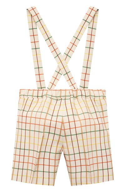 Шерстяные шорты GUCCI разноцветного цвета по цене 94500 руб., арт. 644642/XWAMR, фото 2 Шерстяные шорты GUCCI, арт. 644642/XWAMR, фото 2