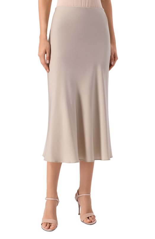 Шелковая юбка Allude 255/84005 Кремовый  255/84005 Фото 3