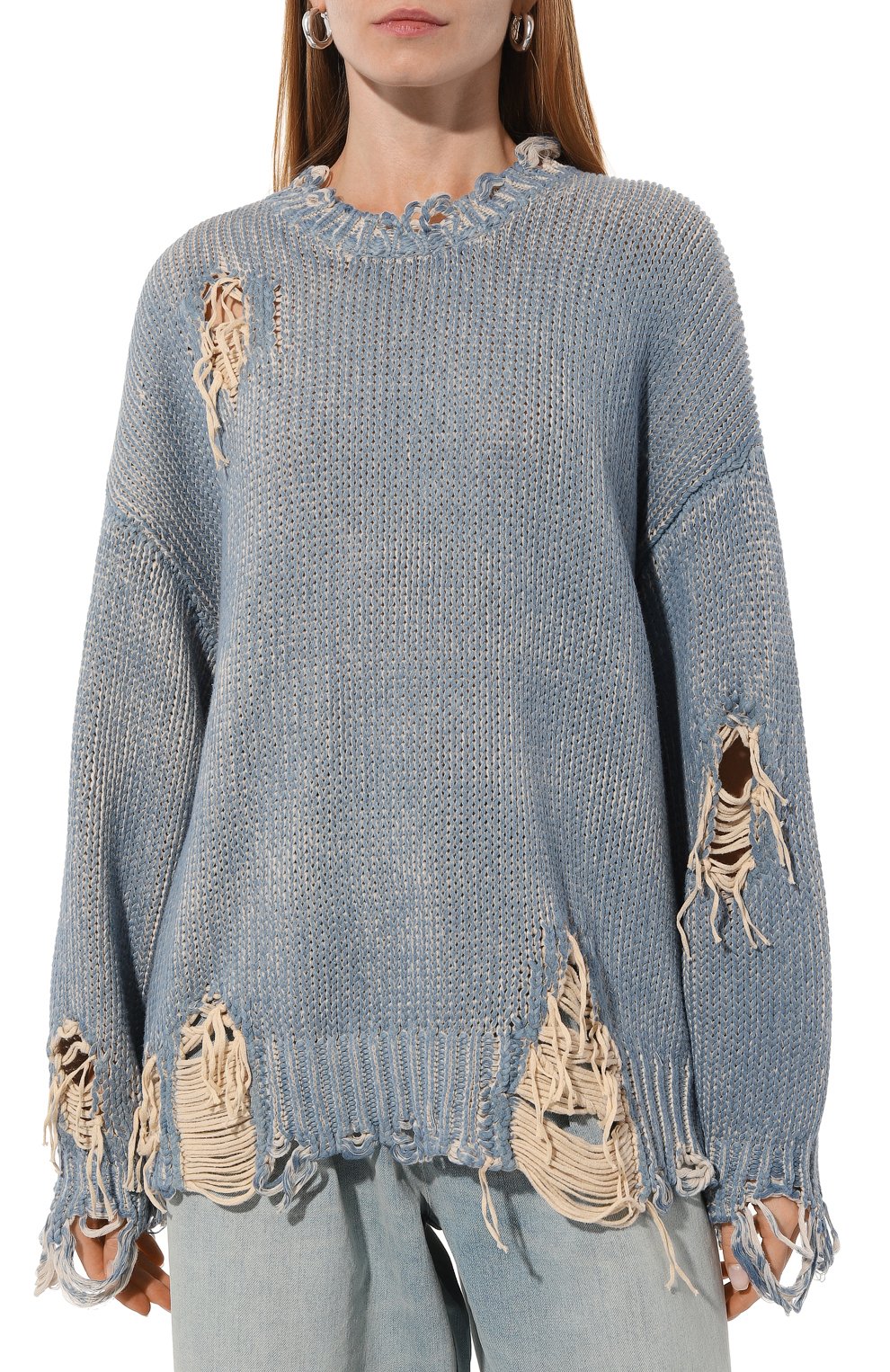 Хлопковый пуловер R13, арт. R13WY089-Y087B, фото 3