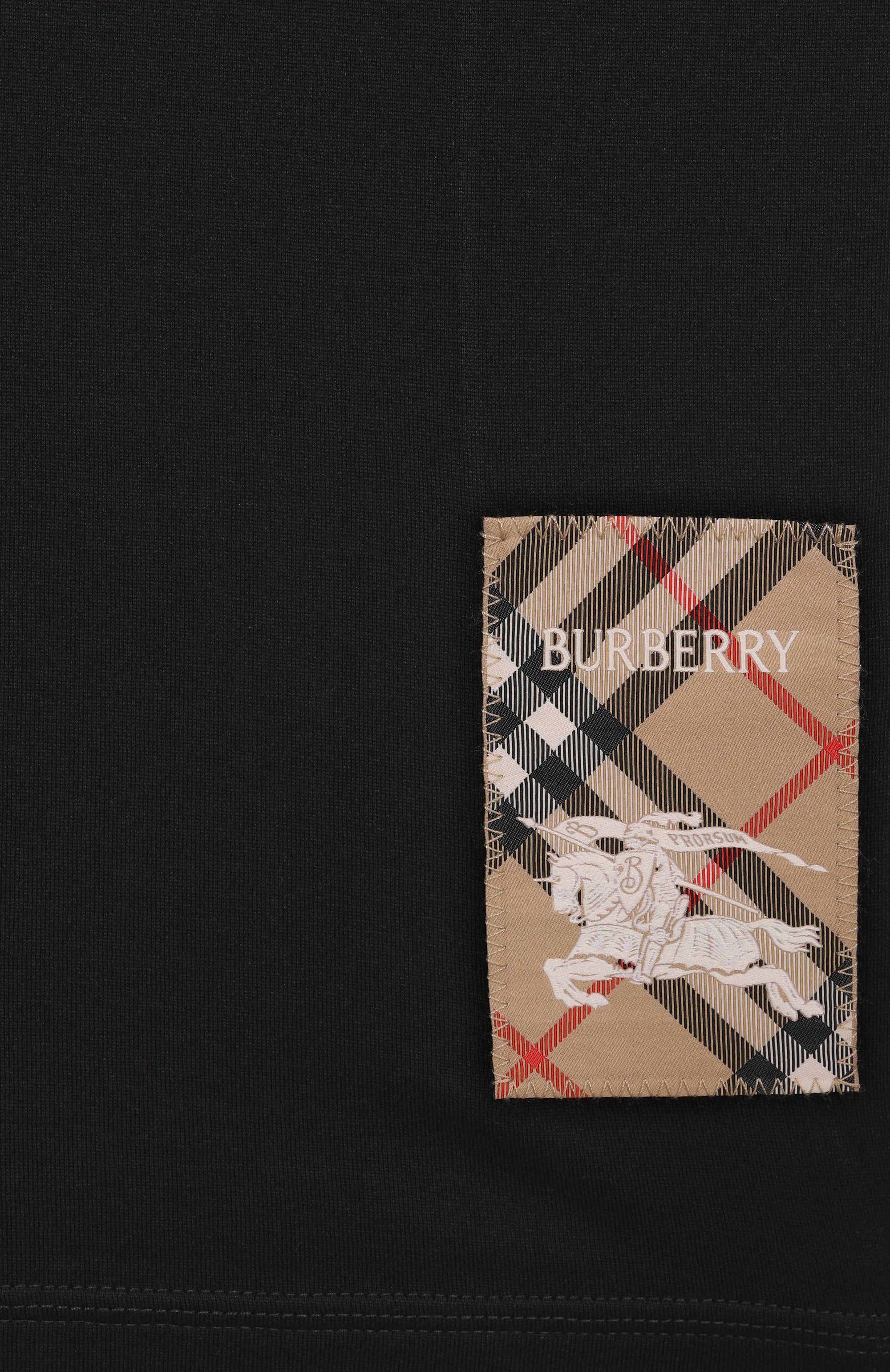 Хлопковая футболка BURBERRY, арт. 8108602, фото 3