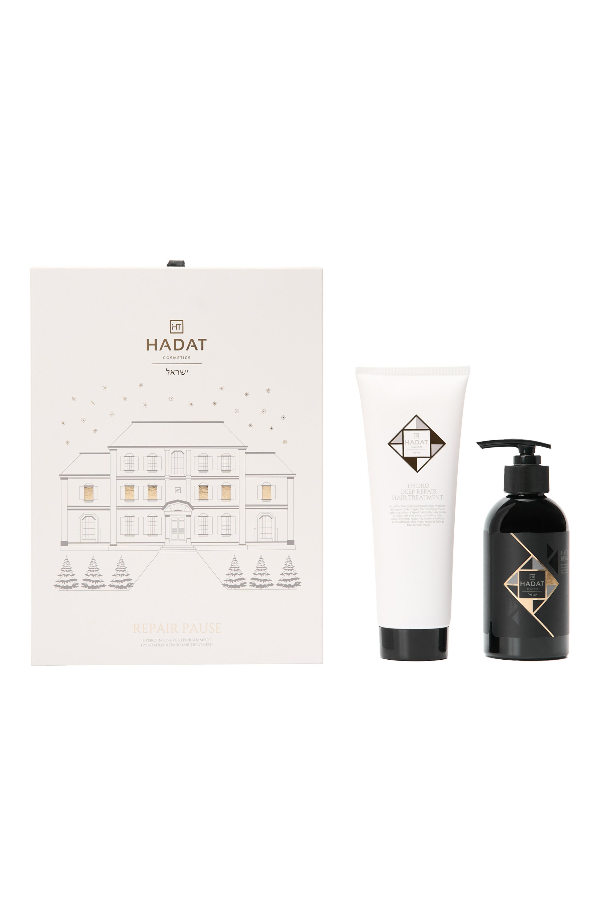 Набор repair pause set (2x250ml) HADAT COSMETICS бесцветного цвета по цене 6500 руб., арт. 7298014870303, фото 1 Набор repair pause set (2x250ml) HADAT COSMETICS, арт. 7298014870303, фото 1