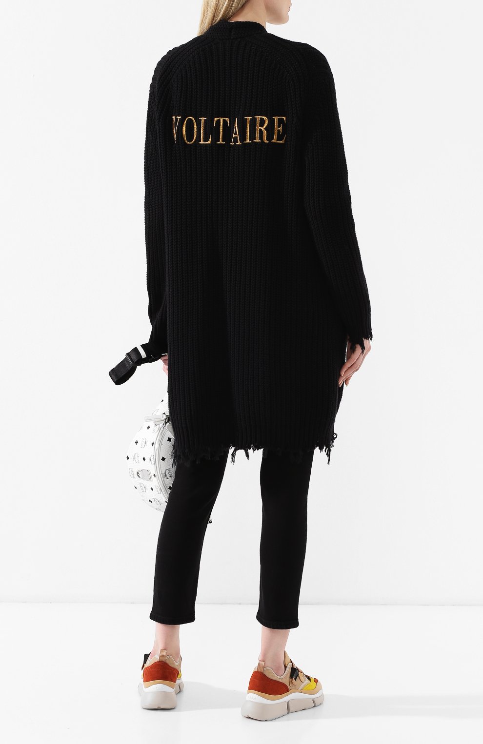 Кардиган из смеси хлопка и шерсти ZADIG AND VOLTAIRE, арт. SHMN2408F, фото 2