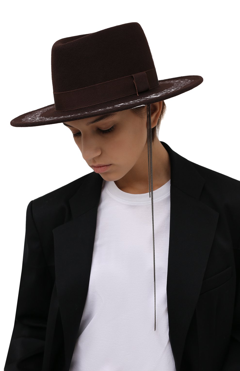 Шляпа drop brown COCOSHNICK HEADDRESS, арт. dropbrown, фото 2