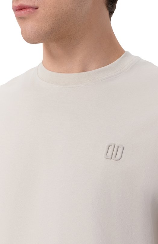 Хлопковая футболка Duno R0X/CESAN0 Бежевый  R0X/CESAN0 Фото 5