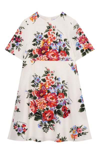 Шелковое платье DOLCE & GABBANA, арт. L53DF0/FSA8P_001