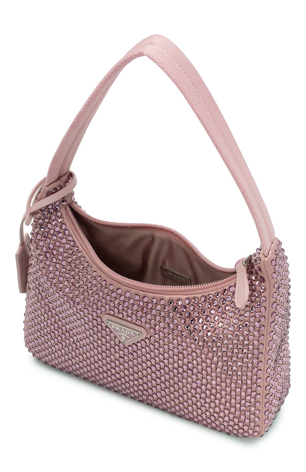 Сумка prada re-edition 2000 PRADA розового цвета по цене 190000 руб., арт. 1NE515-2AWL-F0E18, фото 4 Сумка prada re-edition 2000 PRADA, арт. 1NE515-2AWL-F0E18, фото 4