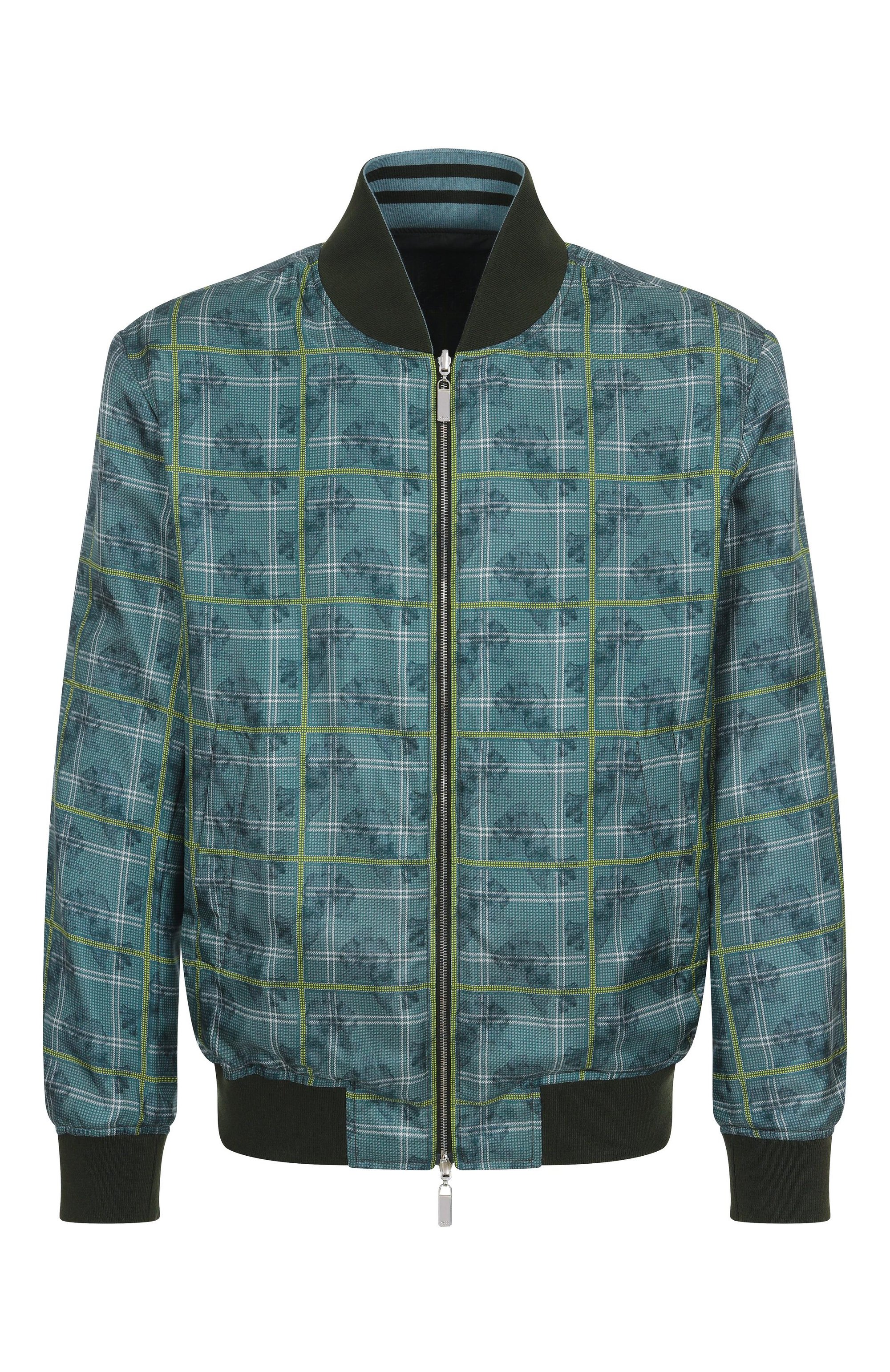 Двусторонний шелковый бомбер ZILLI, арт. B0M01CM0600V00000/62, фото 1