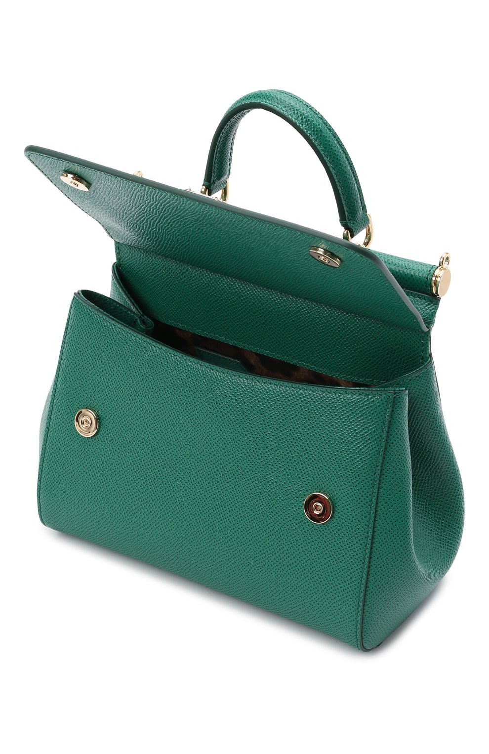 Сумка sicily medium DOLCE & GABBANA зеленого цвета по цене 189000 руб., арт. BB6003/A1001, фото 4 Сумка sicily medium DOLCE & GABBANA, арт. BB6003/A1001, фото 4