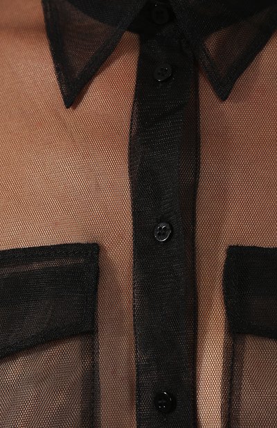 Блузка DOROTHEE SCHUMACHER черного цвета по цене 20750 руб., арт. 448714/ALLURING TULLE, фото 5 Блузка DOROTHEE SCHUMACHER, арт. 448714/ALLURING TULLE, фото 5
