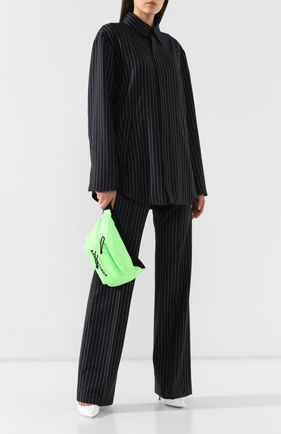 Жакет из смеси шерсти и кашемира BALENCIAGA темно-синего цвета по цене 166500 руб., арт. 571468/TET10, фото 2 Жакет из смеси шерсти и кашемира BALENCIAGA, арт. 571468/TET10, фото 2