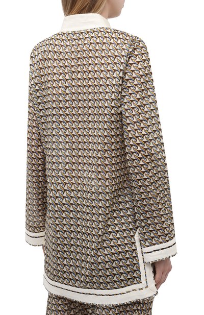 Хлопковая туника TORY BURCH, арт. 87522, фото 4