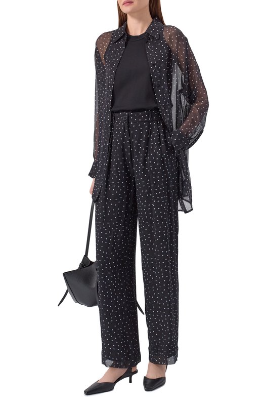 Шелковые брюки Albus Lumen AL.RT26.PANTS01 Чёрный  AL.RT26.PANTS01 Фото 2