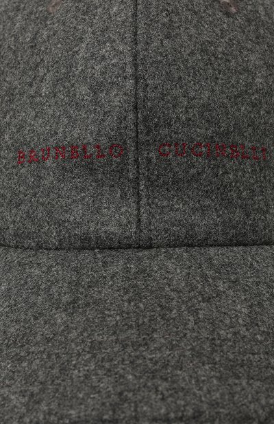 Шерстяная бейсболка BRUNELLO CUCINELLI, арт. M038P9992, фото 4