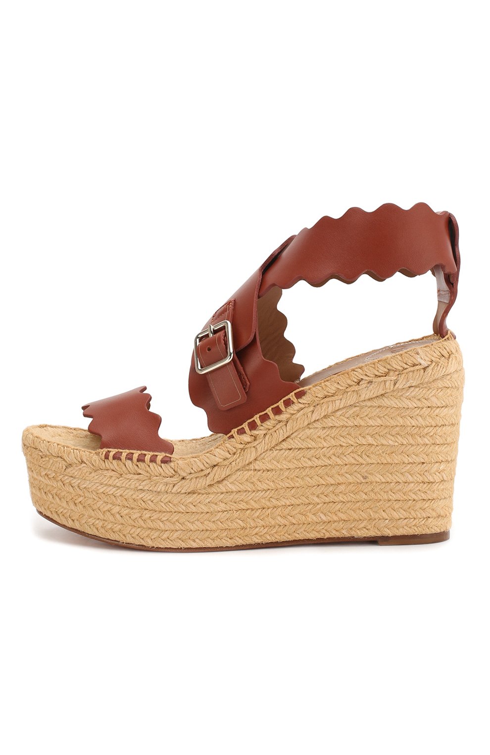 Кожаные босоножки lauren CHLOÉ, арт. CHC19A19391, фото 3