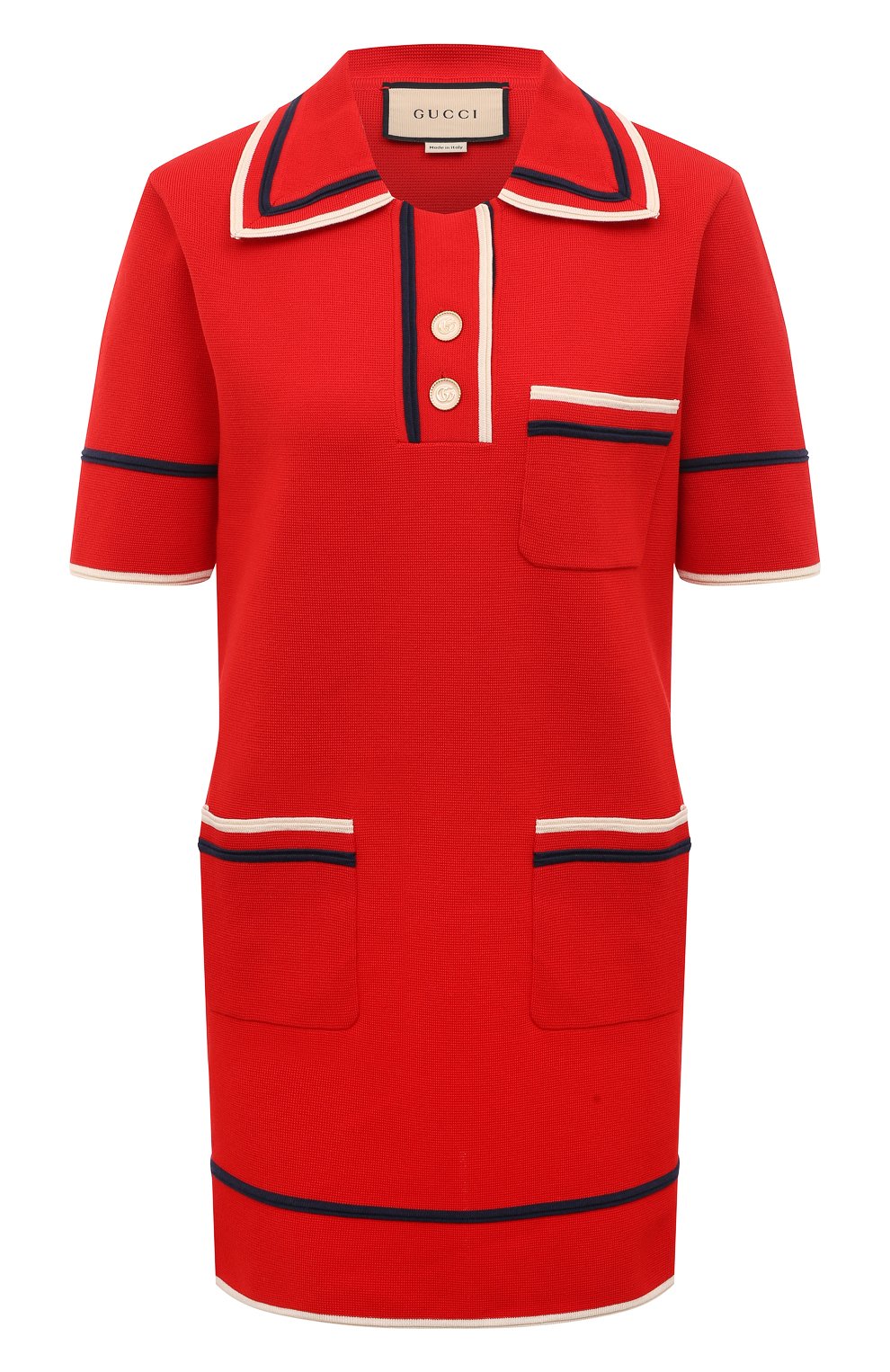 Платье из хлопка и шелка GUCCI, арт. 661678 XKBSK, фото 1
