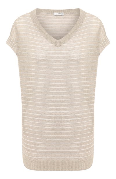 Женский льняной топ BRUNELLO CUCINELLI, арт. M1T183212