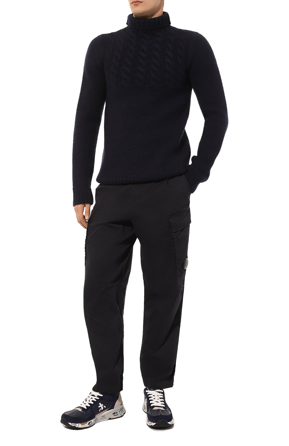 Хлопковые брюки-карго C.P. COMPANY, арт. 16CMPA062A005694G, фото 2