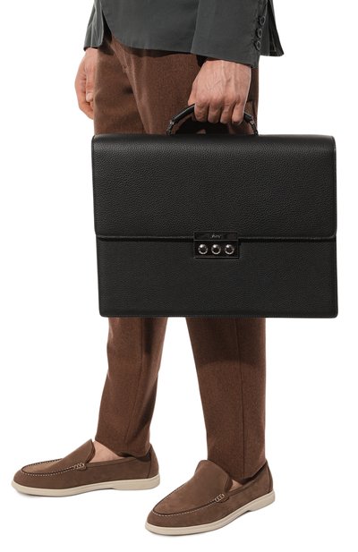 Кожаный портфель BRIONI, арт. 0IUF0L/04702, фото 2