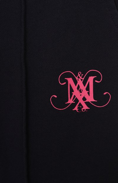 Хлопковые брюки MAX&CO темно-синего цвета по цене 13200 руб., арт. MX0187-MX00Q, фото 3 Хлопковые брюки MAX&CO, арт. MX0187-MX00Q, фото 3