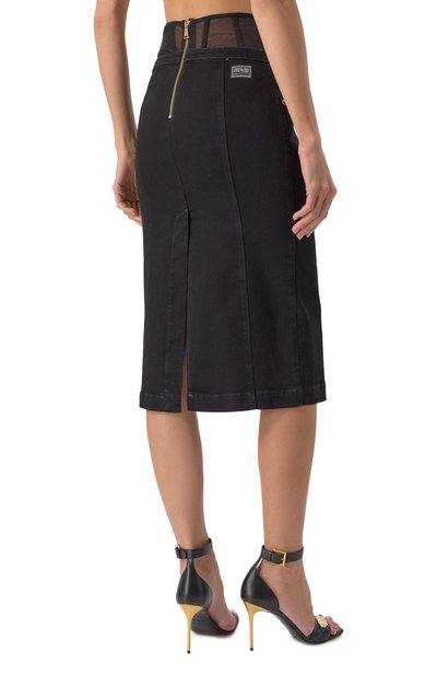 Джинсовая юбка VERSACE JEANS COUTURE, арт. 78HAE853/DW040L54, фото 4