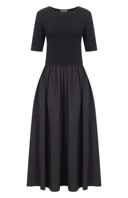 Платье из вискозы Emporio Armani EW003528/AF16066 Чёрный EW003528/AF16066