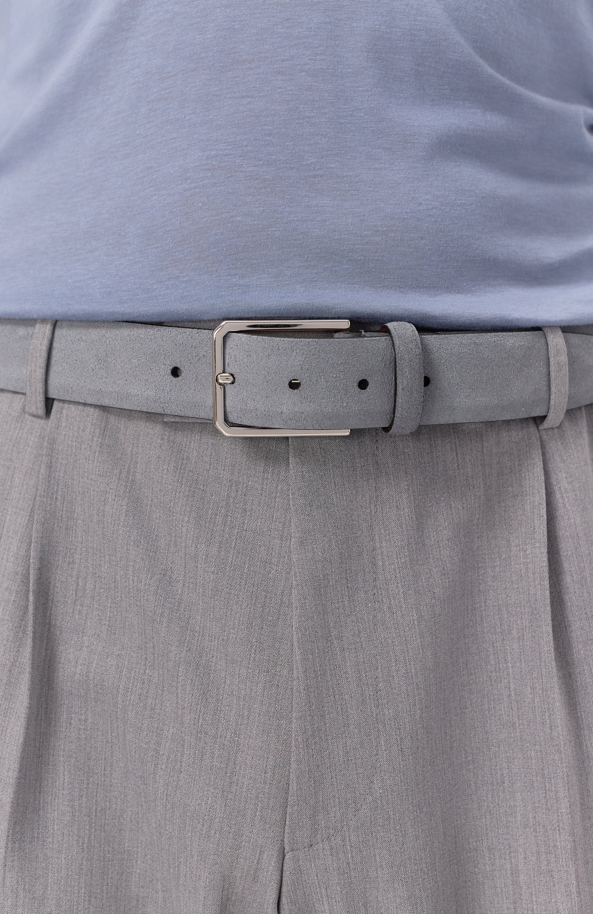 Замшевый ремень SANTONI, арт. CM35VS003B91EACD, фото 2