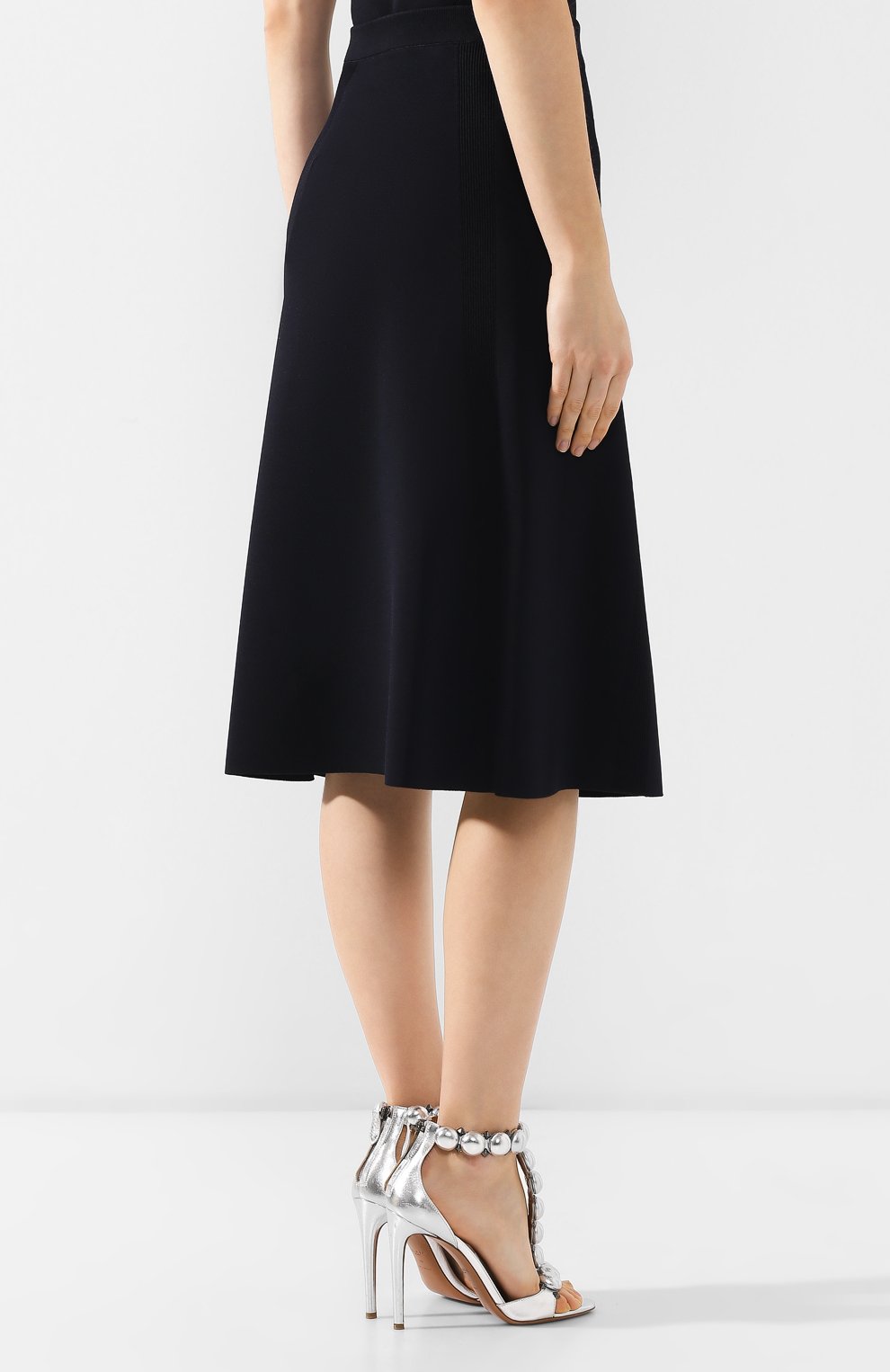 Юбка из вискозы VICTORIA BECKHAM, арт. SK KNT 3712 PSS19 SIGNATURE STRETCH, фото 4