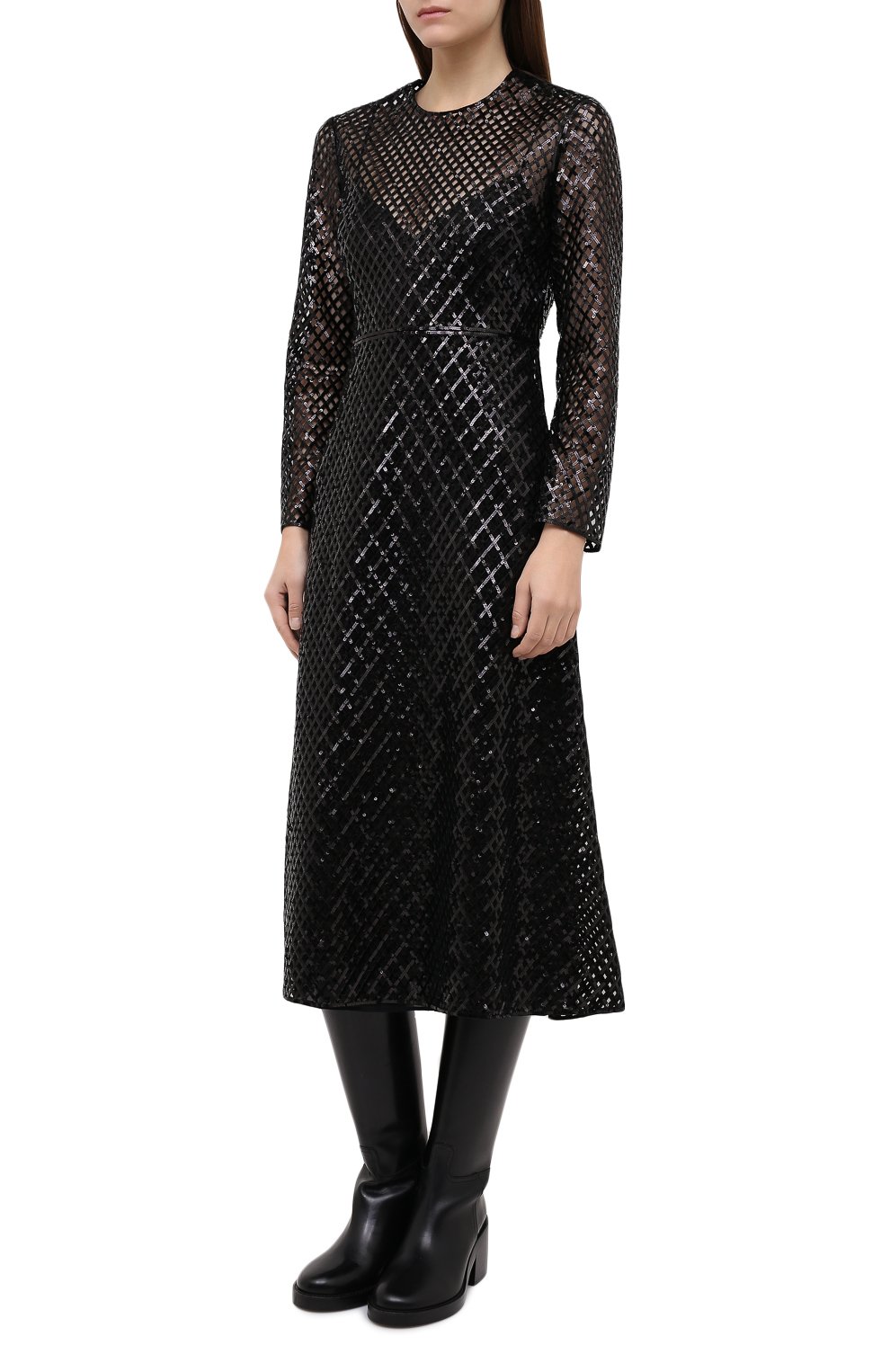 Платье с пайетками VALENTINO, арт. UB0VATX00K8, фото 3