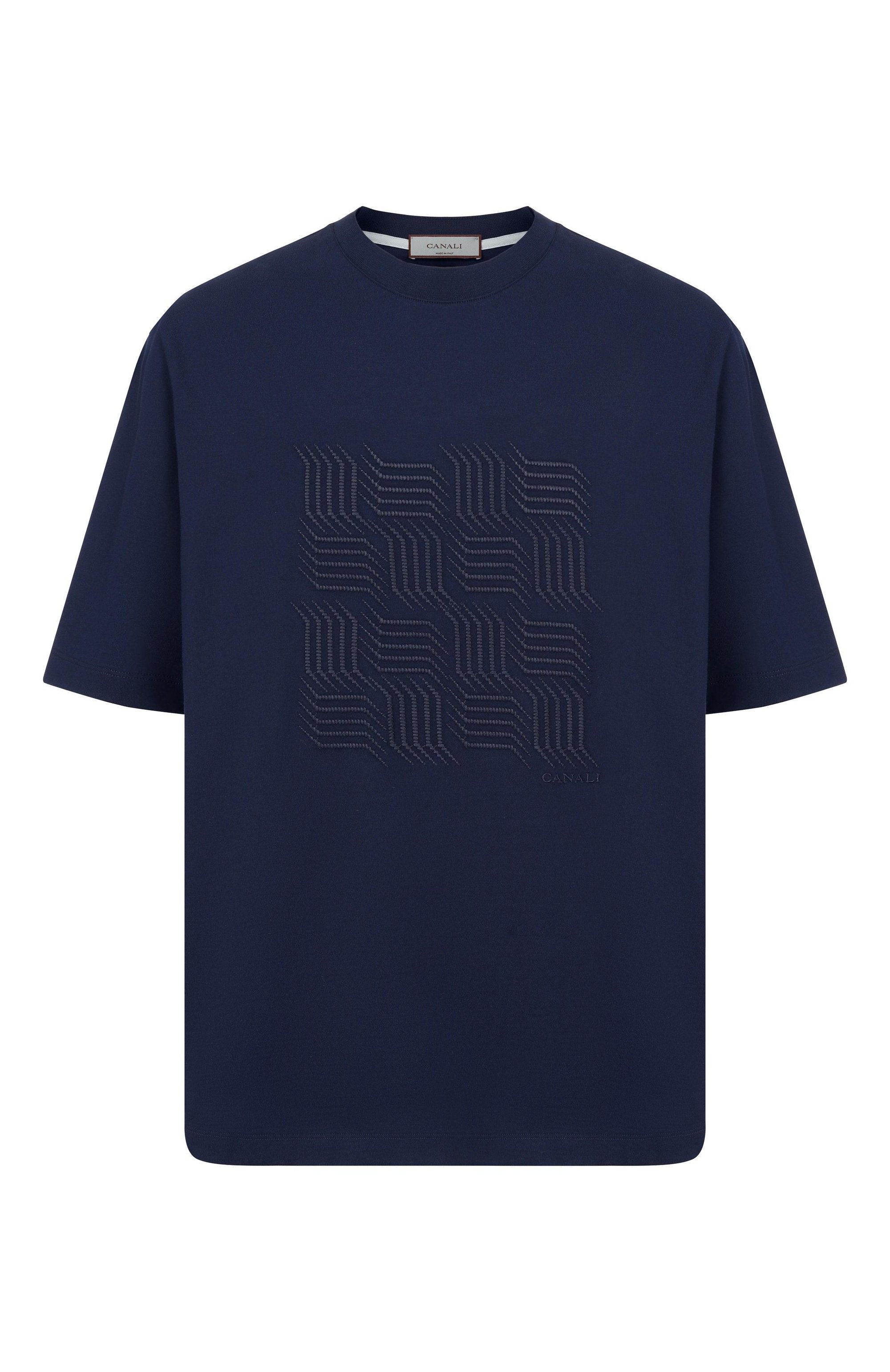 Хлопковая футболка CANALI, арт. T0943/MJ02436, фото 1