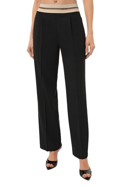 Брюки HELMUT LANG черного цвета по цене 51200 руб., арт. M05HW207, фото 3 Брюки HELMUT LANG, арт. M05HW207, фото 3