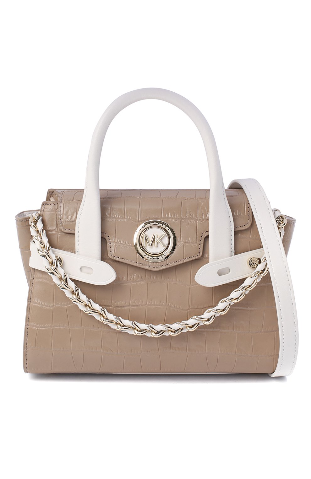 Сумка carmen small MICHAEL MICHAEL KORS бежевого цвета по цене 45750 руб., арт. 30T0LNMM0E, фото 6 Сумка carmen small MICHAEL MICHAEL KORS, арт. 30T0LNMM0E, фото 6