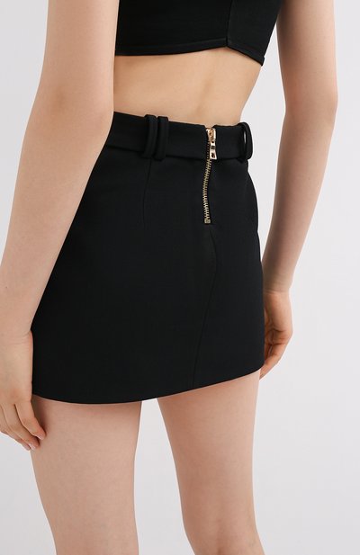 Шерстяная юбка BALMAIN, арт. UF14014/167L, фото 4