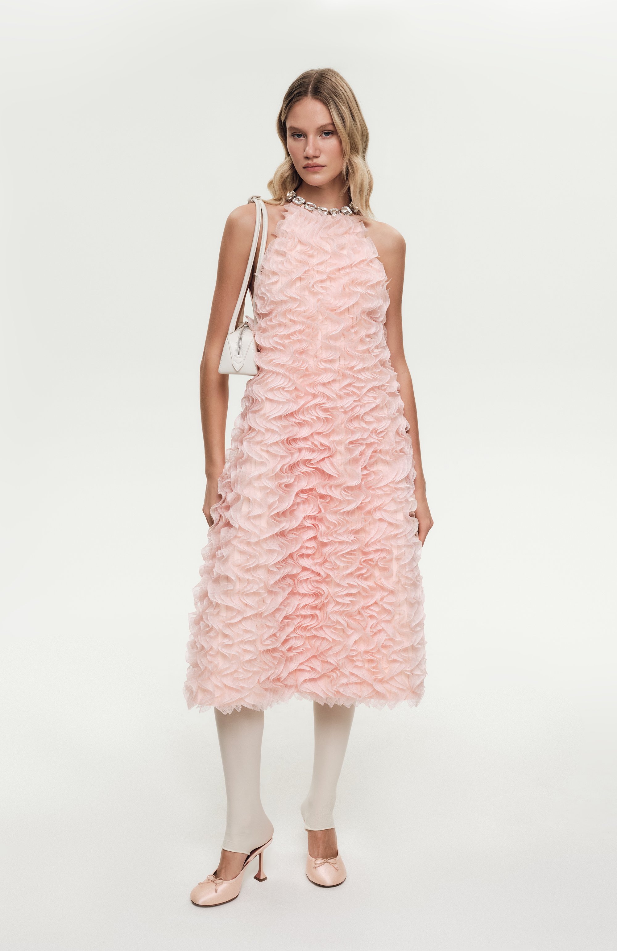 Текстильные мюли lila 95 AMINA MUADDI, арт. LILA SLIPPER 95, фото 8