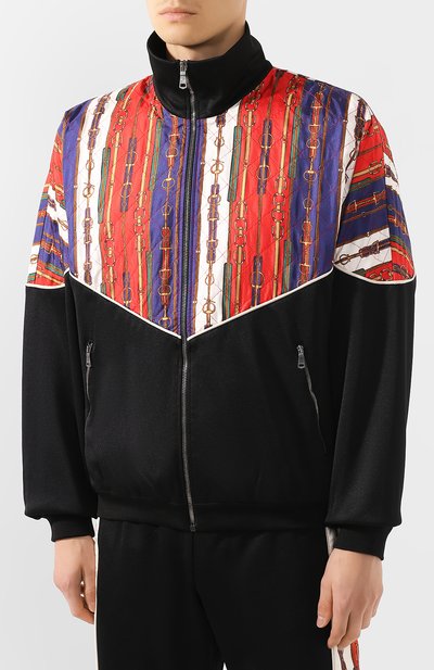 Шелковый бомбер GUCCI, арт. 575740/XJBA8, фото 3
