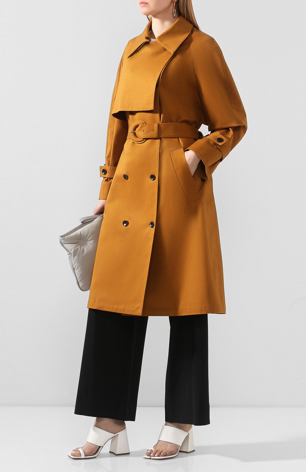 Хлопковый тренч PROENZA SCHOULER WHITE LABEL, арт. WL2021000-AC110, фото 2