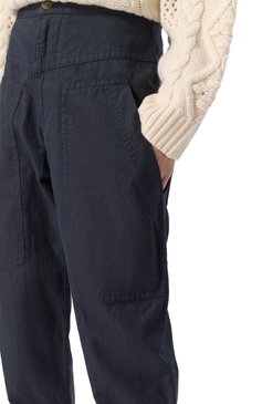 Брюки изо льна и хлопка ISABEL MARANT ETOILE, арт. 25PPA0311FA/C1G06E, фото 5