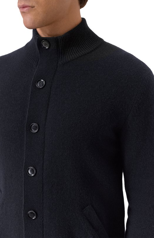 Кашемировый кардиган Brioni UMIF0L02K06 Синий  UMIF0L02K06 Фото 5