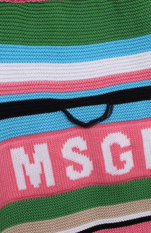 Хлопковые шорты MSGM kids Розовый, фото 3