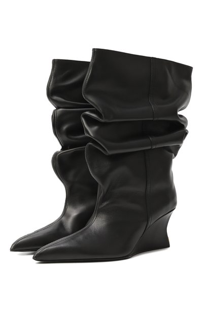 Женские кожаные полусапоги BALMAIN, арт. FN0TA181/LVIT