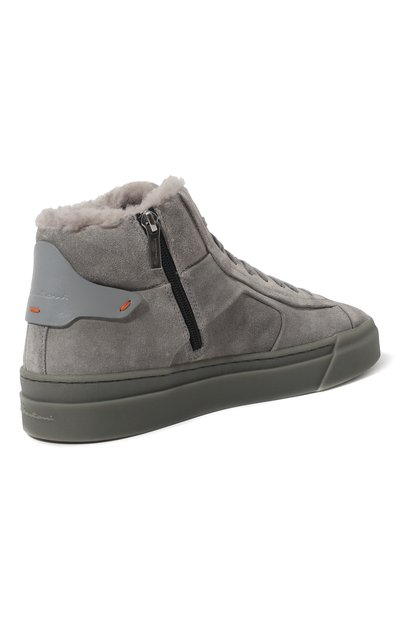 Замшевые кеды SANTONI, арт. WBGT60943TCIPBYUG45, фото 5